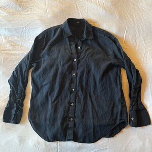 Theory Dark Casual Button-Down Shirt